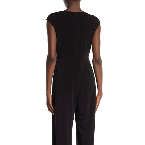 T Tahari Sash O-Ring Knit Jumpsuit - Picture 3 of 4
